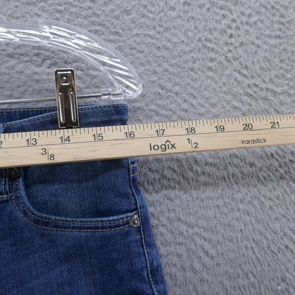 Kut from the Kloth Womens Catherine Boyfriend Jeans 4 Blue Mid Rise Distressed - Picture 7 of 11